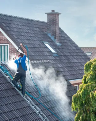 Hot pure water washing